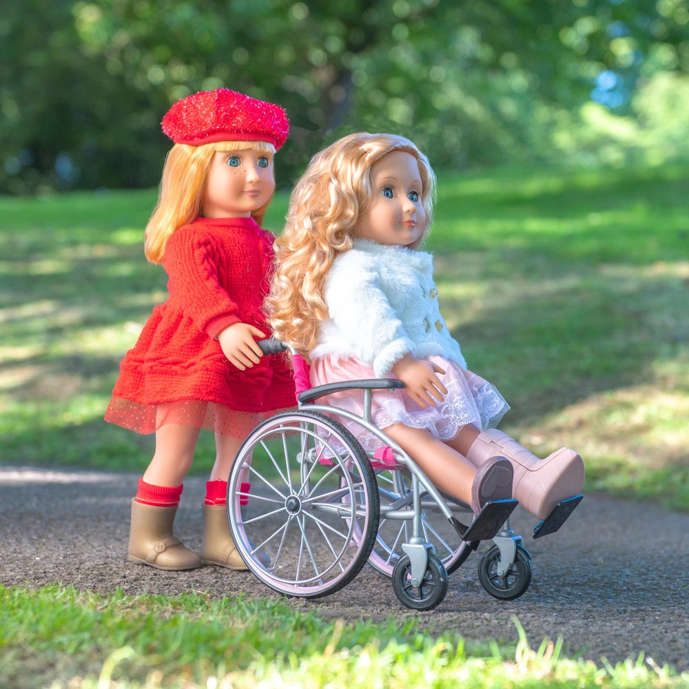 Our Generation Care Set With Foldable Wheelchair