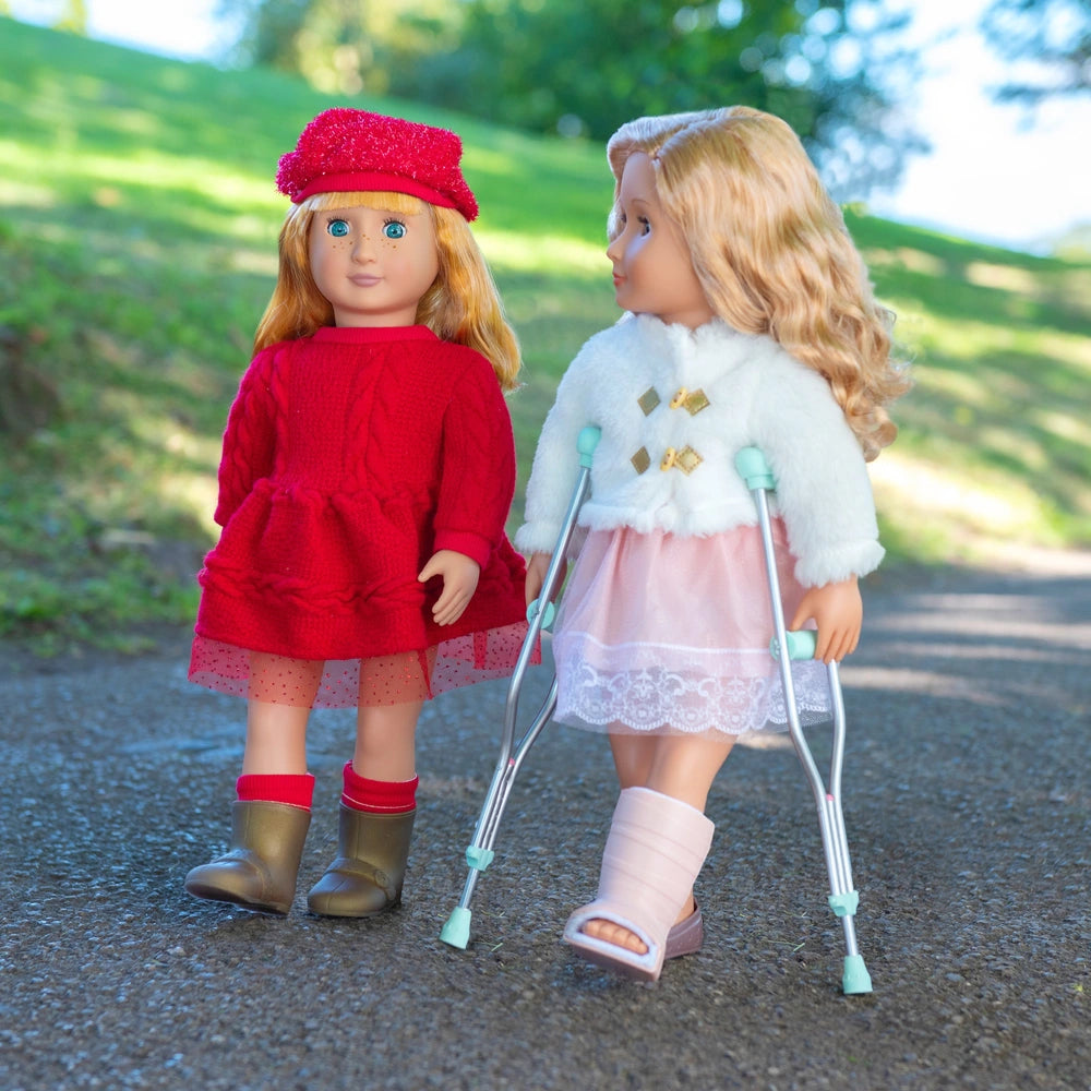 Our Generation Care Set With Foldable Wheelchair