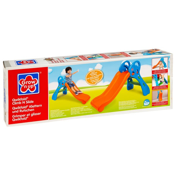 Grow'n Up Qwikfold Climb 'N' Slide Orange