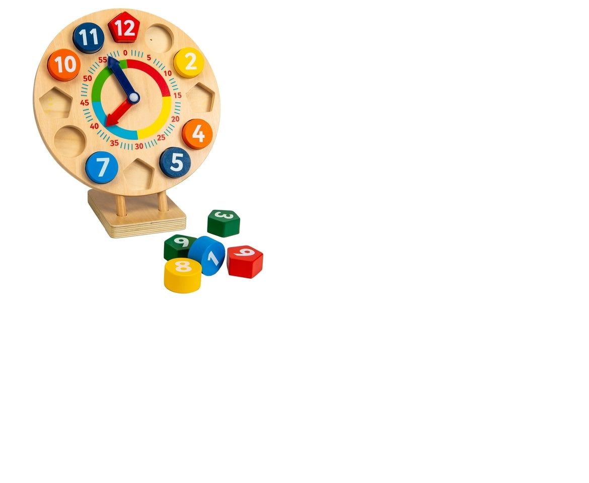 Squirrel Play Wooden Tick Tock Clock