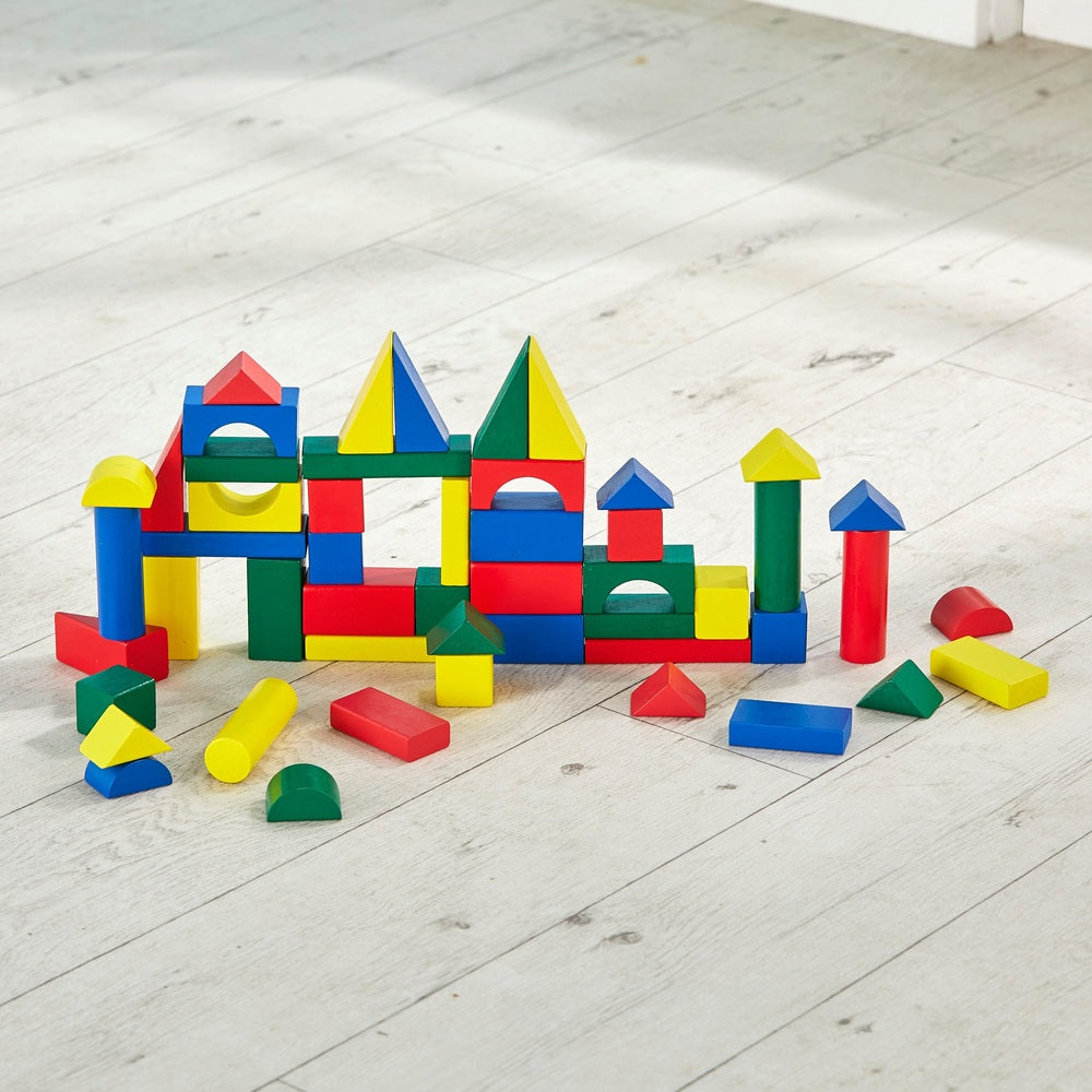 50 Wooden Building Blocks