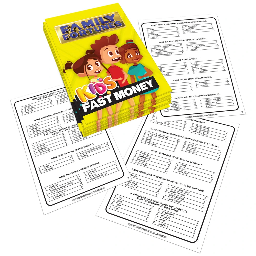 Family Fortunes Kids Vs Parents