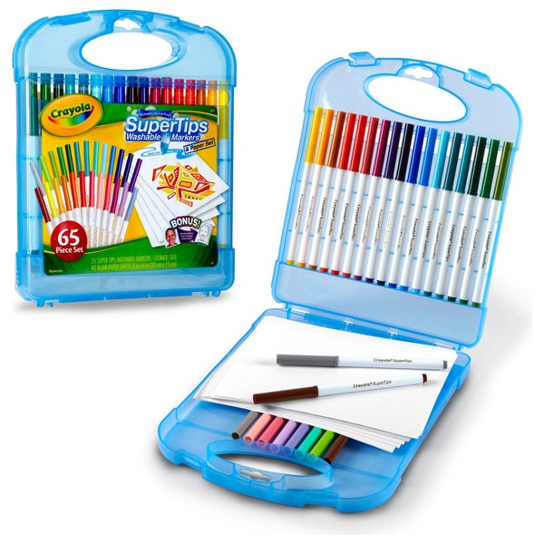 Crayola Supertips Colour And Create Case