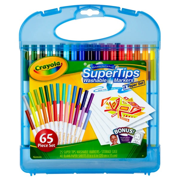 Crayola Supertips Colour And Create Case