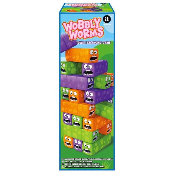 Wobbly Worms - Tower Balancing Game