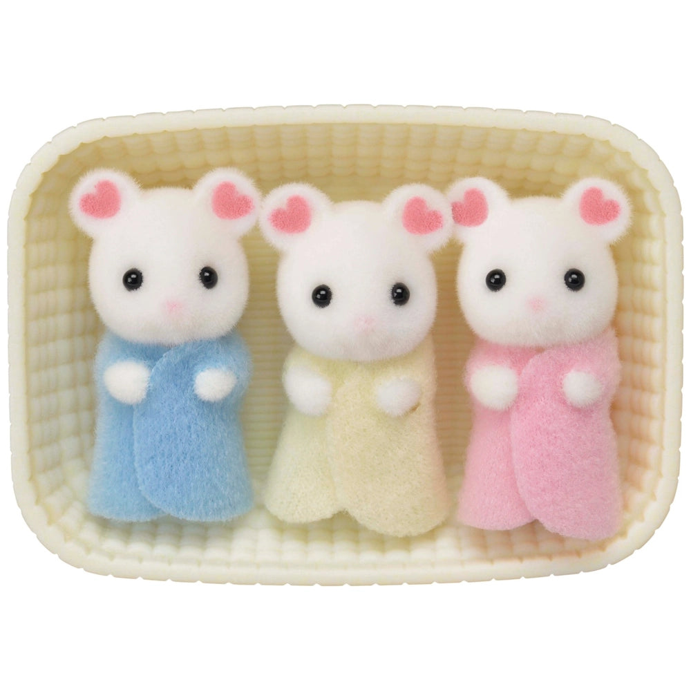 Sylvanian Families Marshmallow Mouse Triplets