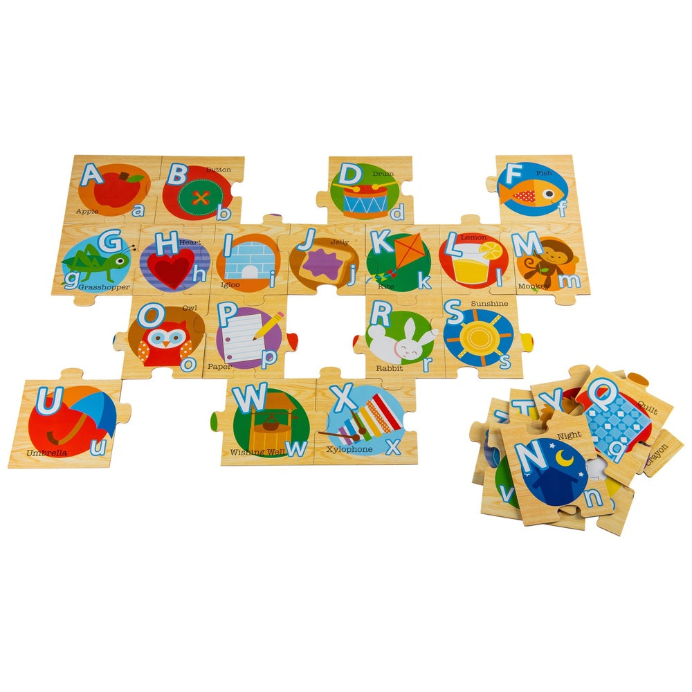 Wooden Alphabet Floor Puzzle