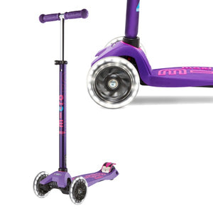 Micro Maxi Deluxe Led Scooter Purple