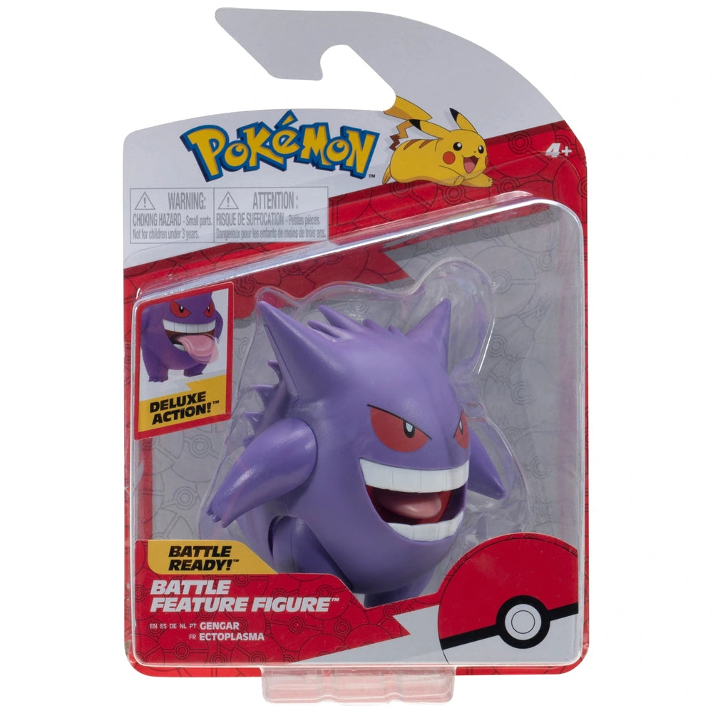 Pokémon Gengar Battle Feature Figure - 11.5Cm Gengar Battle Figure With Extending Tongue