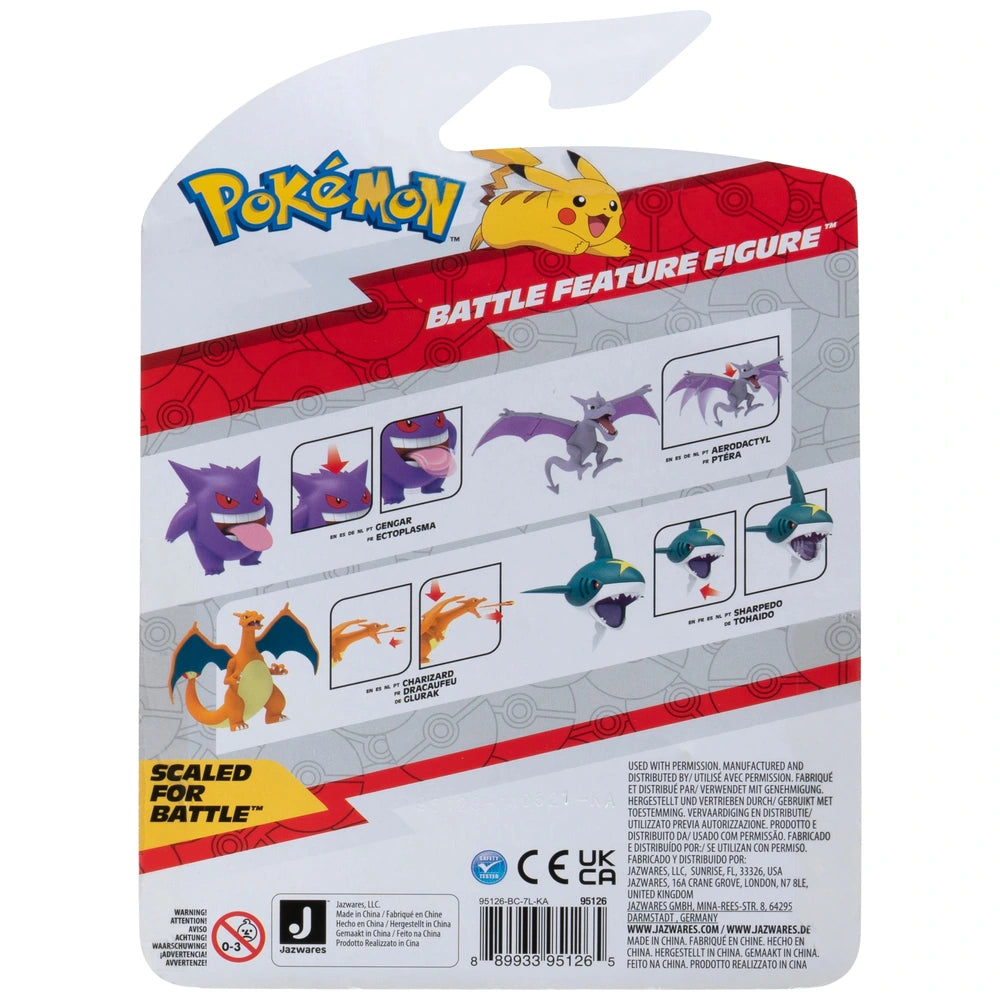 Pokémon Gengar Battle Feature Figure - 11.5Cm Gengar Battle Figure With Extending Tongue