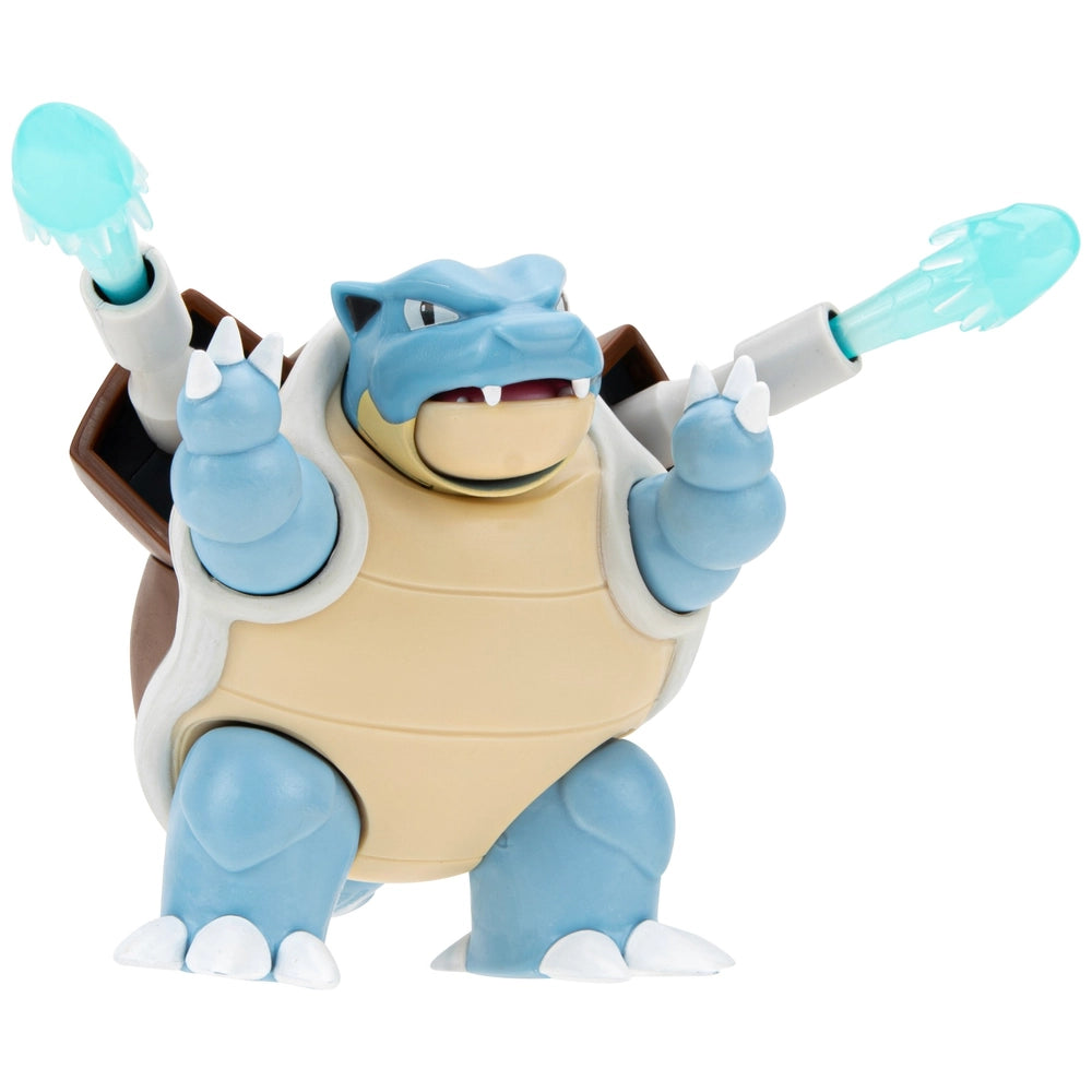Pokémon 4.5-Inch Blastoise Battle Figure With Water Missile Cannon