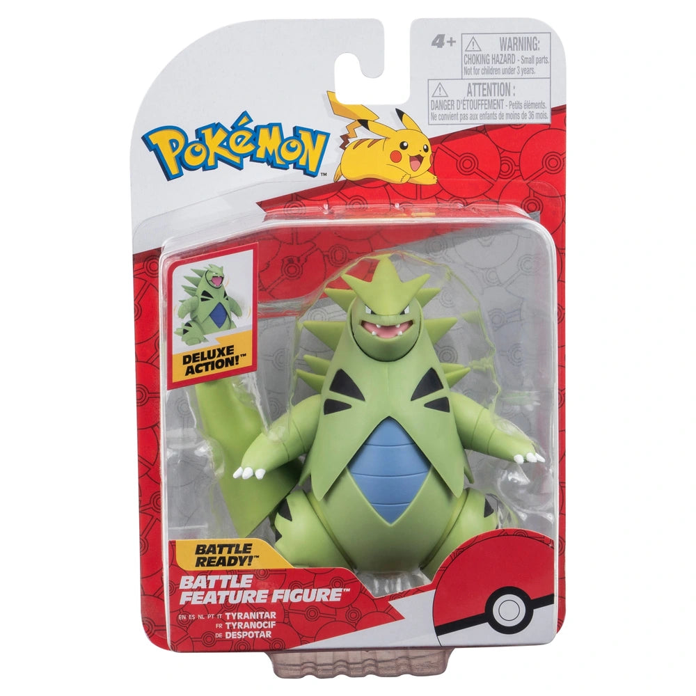 Pokémon Tyranitar Battle Feature Figure With Chomp Attack 11.5Cm