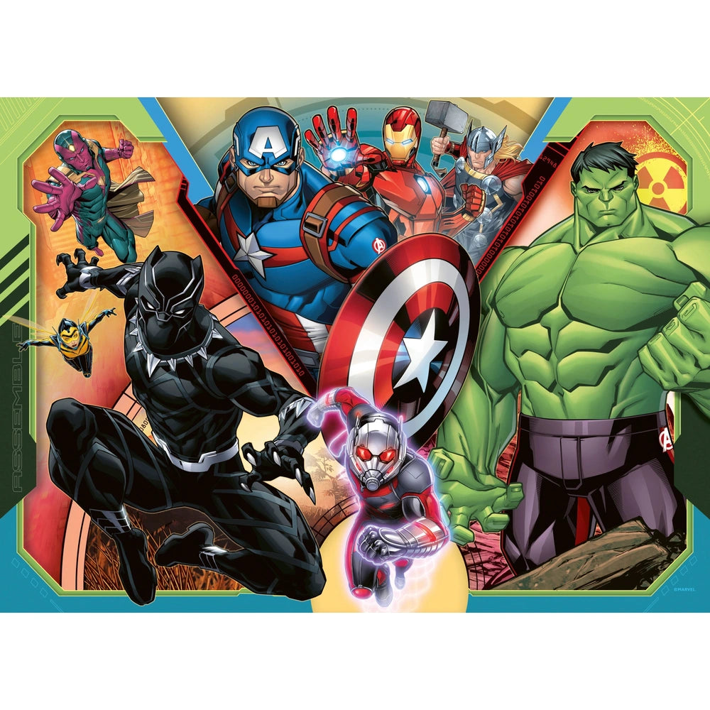 Ravensburger Marvel Avengers Assemble 4 X 100 Piece Bumper Puzzle Pack