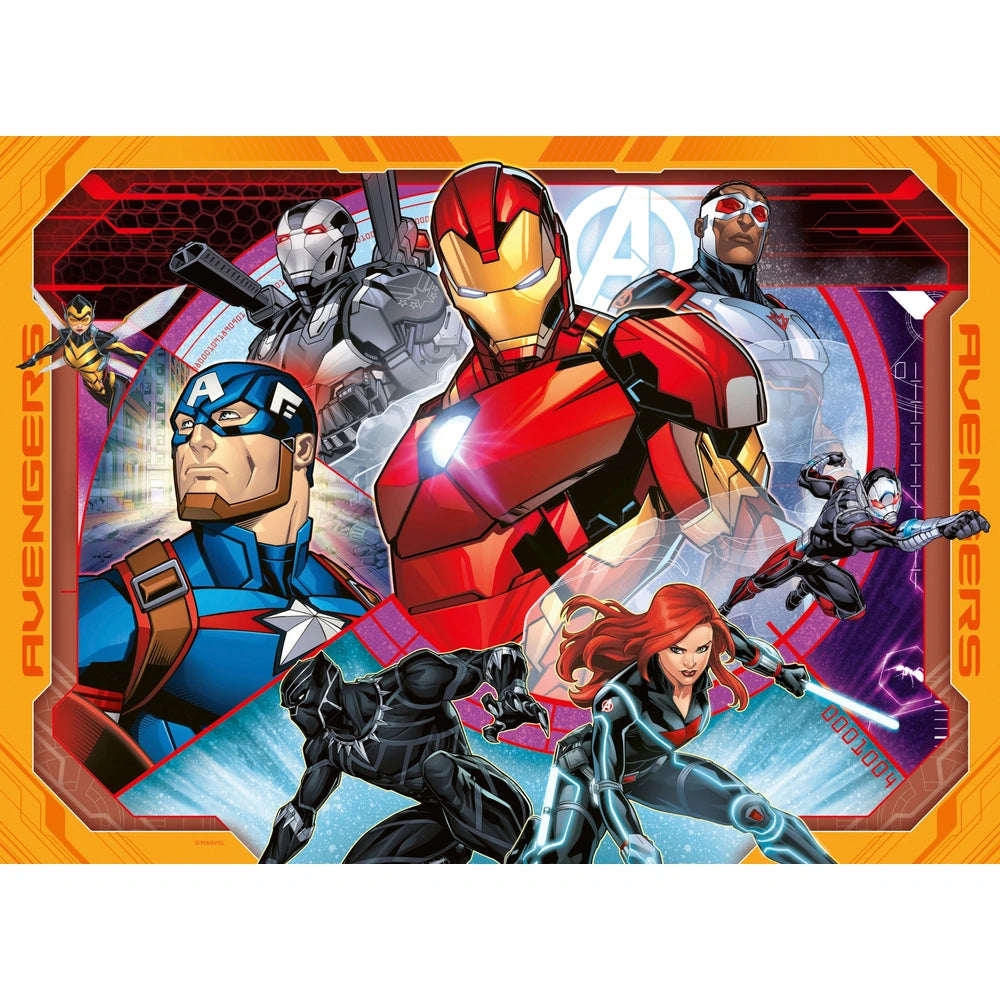 Ravensburger Marvel Avengers Assemble 4 X 100 Piece Bumper Puzzle Pack