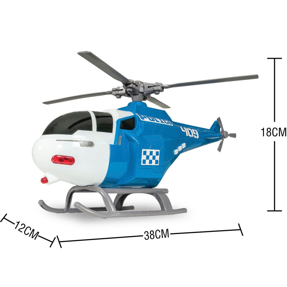 Super Wheelz Lights And Sounds Police Helicopter