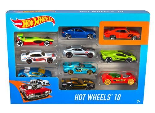 Hot Wheels Basic  10 Car Pack Assortment