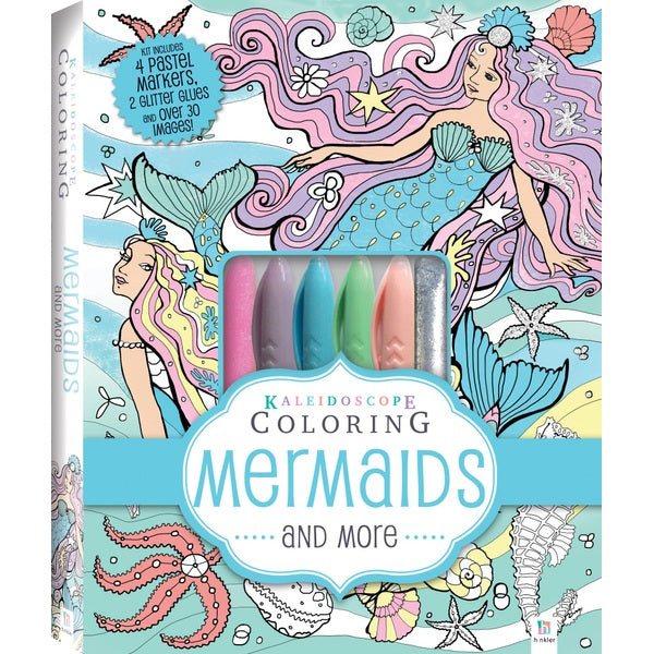 Kaleidoscope Colouring Mermaids And More Colouring Pages Kit Assortment