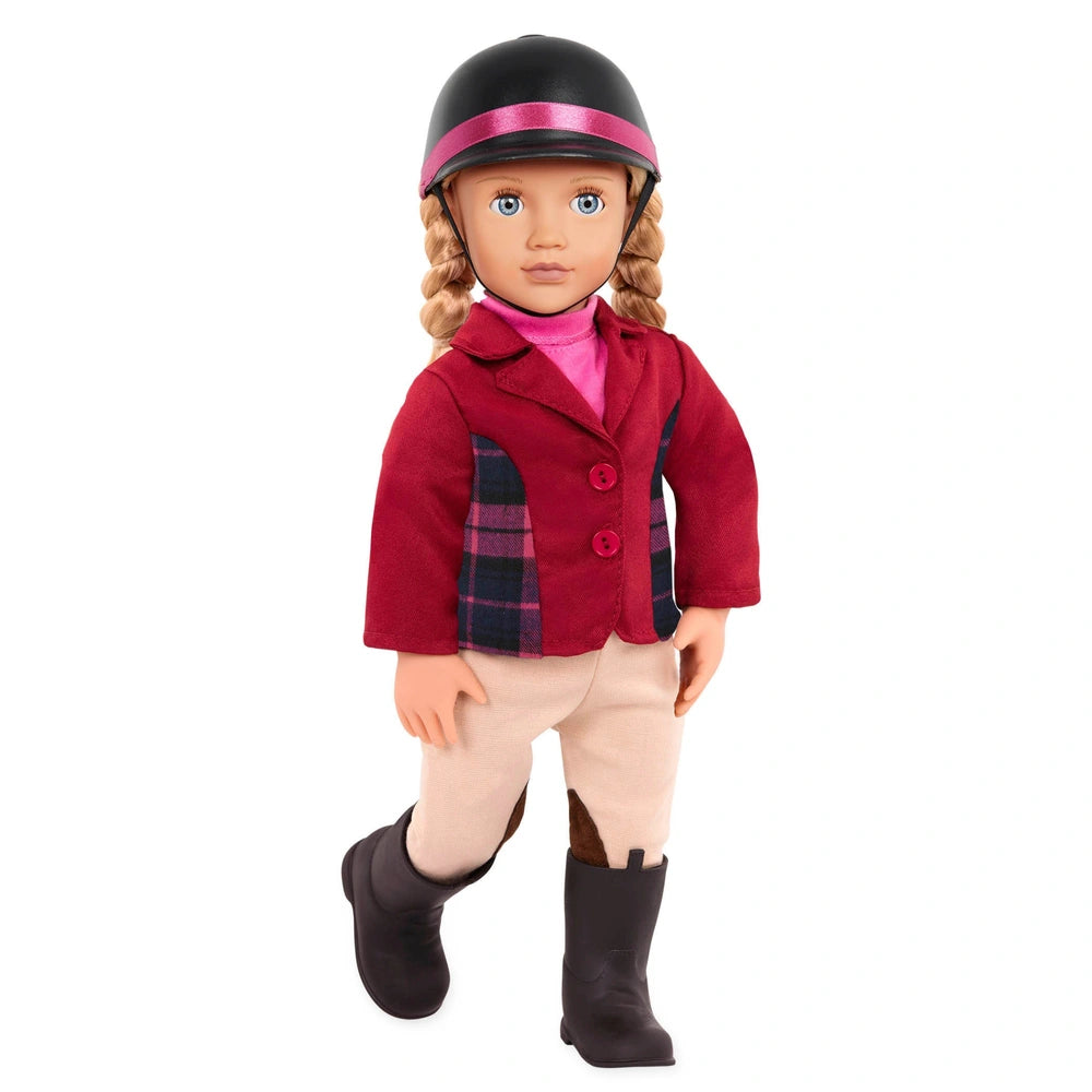 Our Generation Deluxe Equestrian Lily Anna With Accessories 46Cm