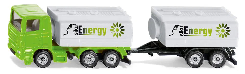 Siku 1:87 Truck With Tank Truck Superstructure And Trailer