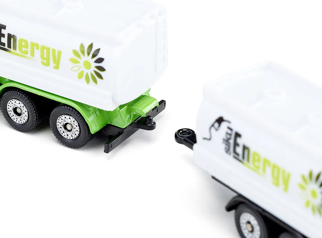 Siku 1:87 Truck With Tank Truck Superstructure And Trailer