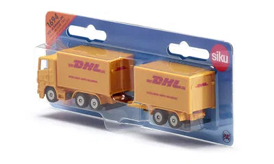 Siku Dhl Truck With Trailer 1:87 Scale