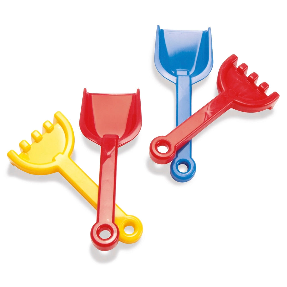 Dantoy Small Sand Shovel And Rake Set Assortment
