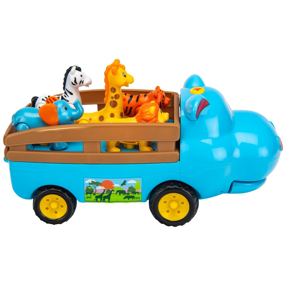 Big Steps Play Hippo Safari Truck With Safari Animals