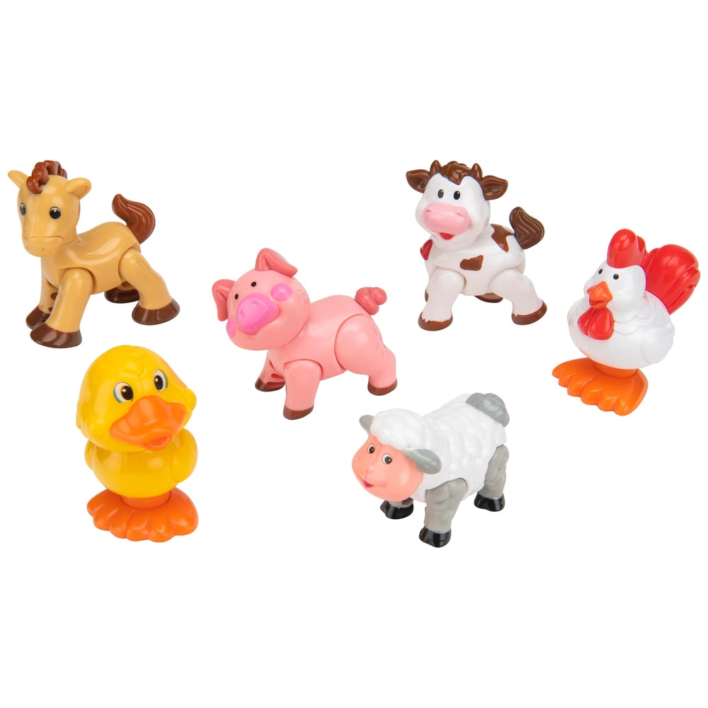Big Steps Farm Animal Figures Poseable 6 Pack
