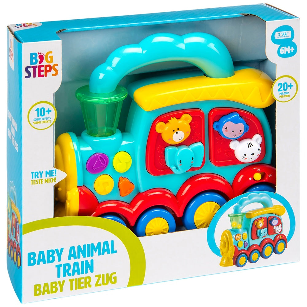 Big Steps Play Baby Animal Train