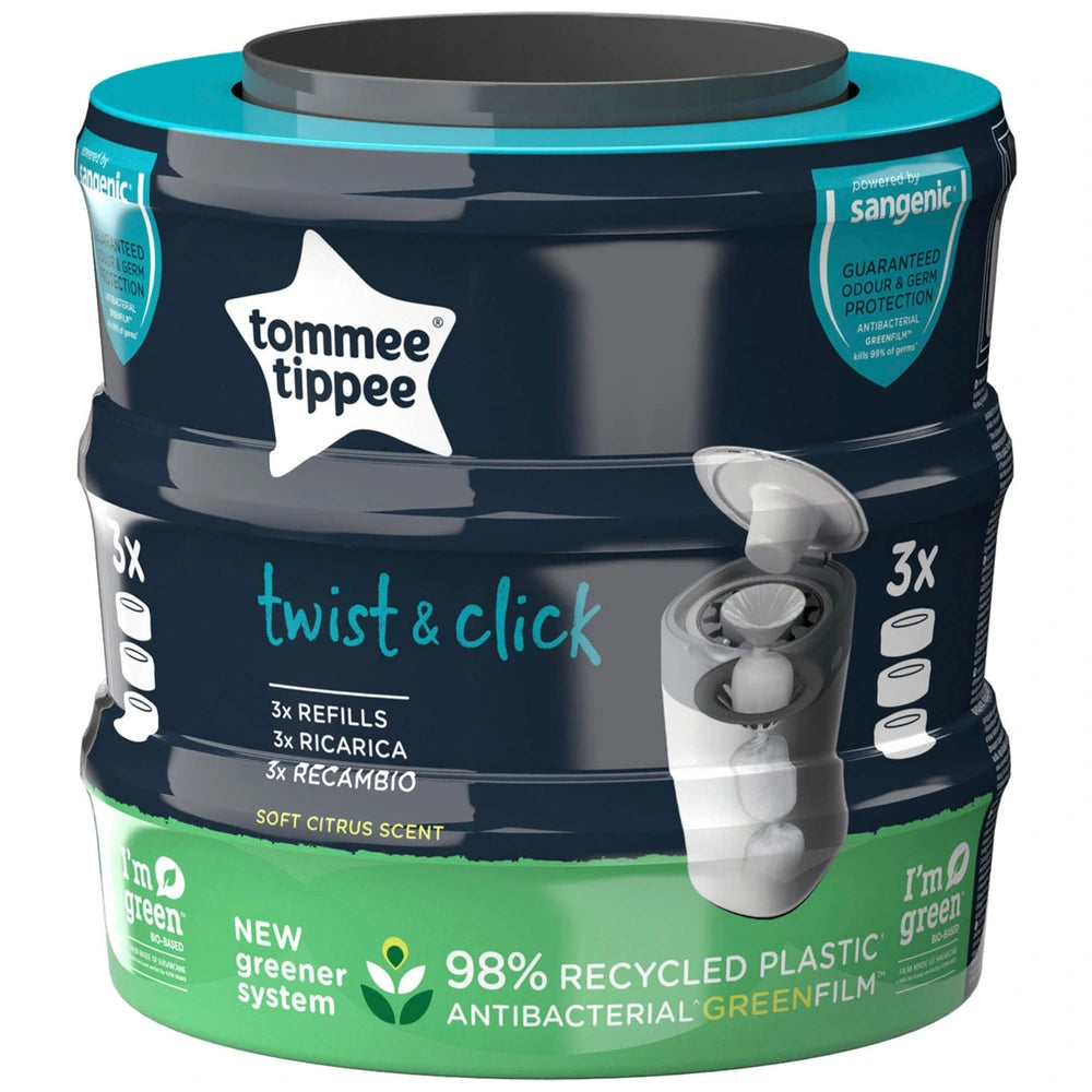 Tommee Tippee Click 'N' Twist Cassettes Refill 3 Pack