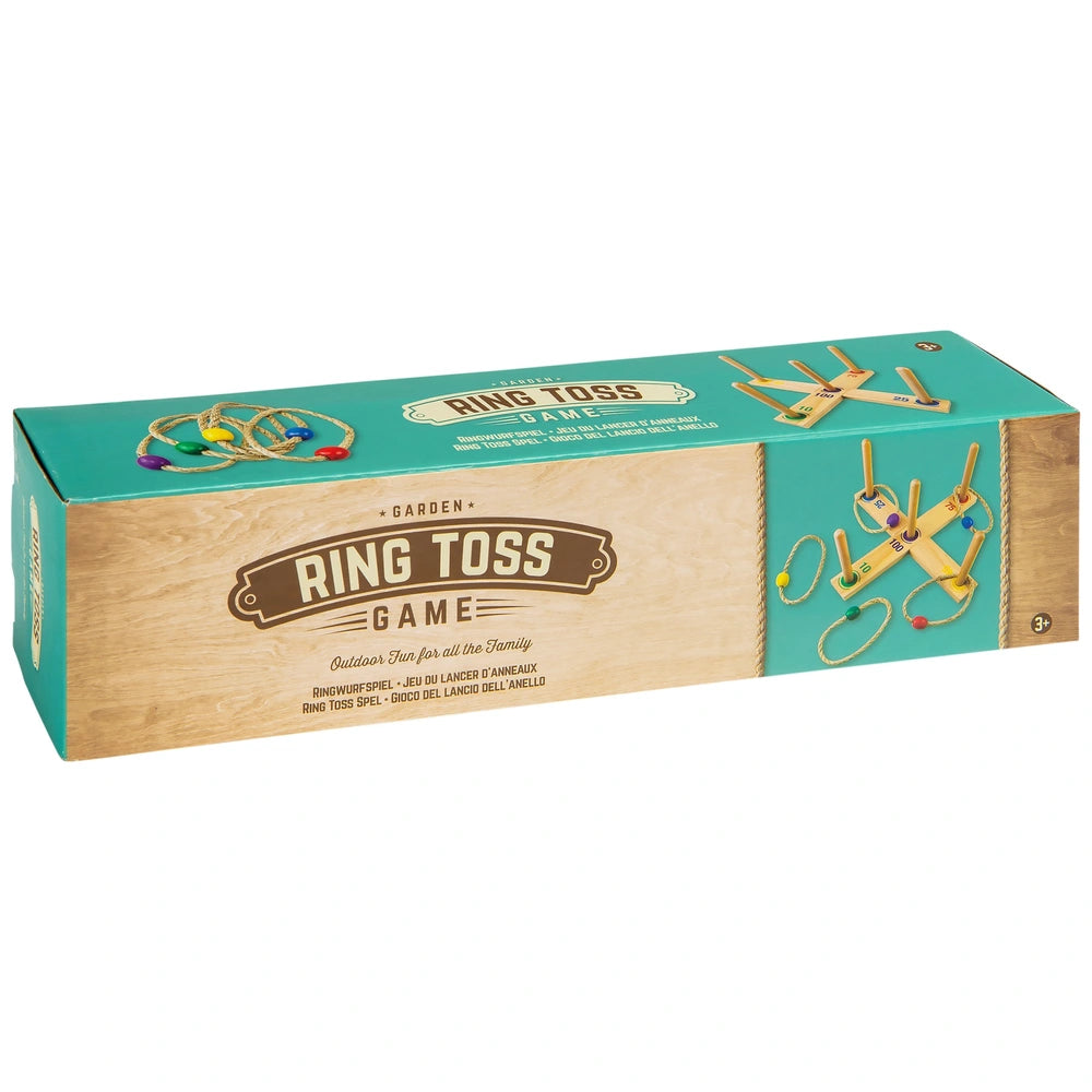 Wooden Garden Ring Toss Game