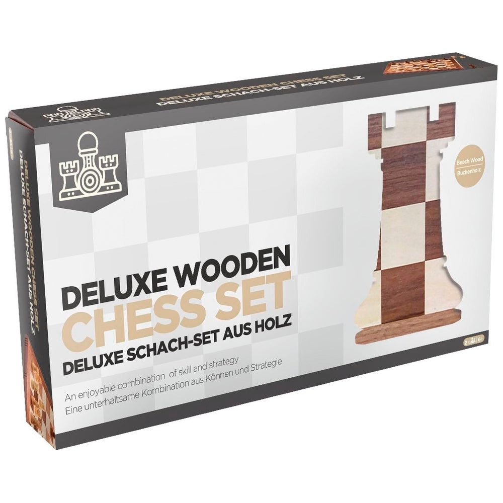 Wooden Chess Deluxe Set
