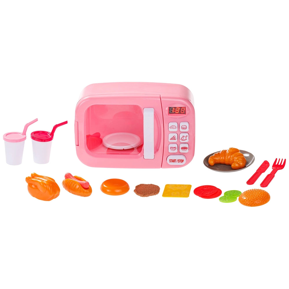 Kitchen Corner Microwave Playset Pink