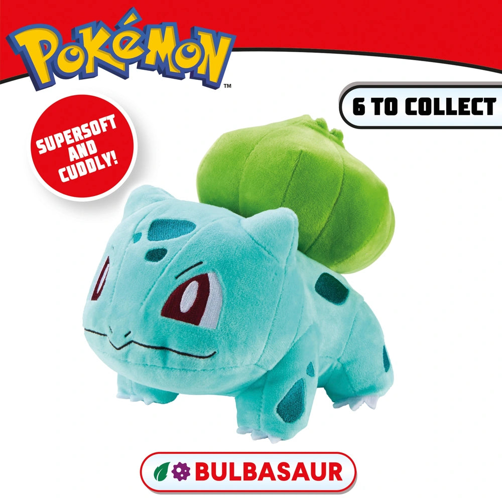Pokémon Bulbasaur Plush  - 8-Inch Pokémon Plush - Authentic Details - Toys For Kids