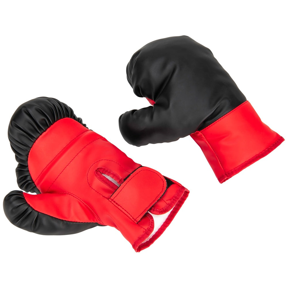 Boxing Club Free-Standing Speed Ball Punching Bag With Boxing Gloves