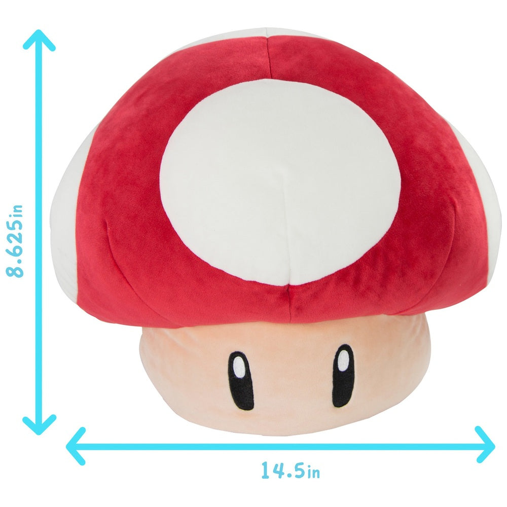 Nintendo Mario Kart Mushroom Mocchi Plush 40Cm Pillow