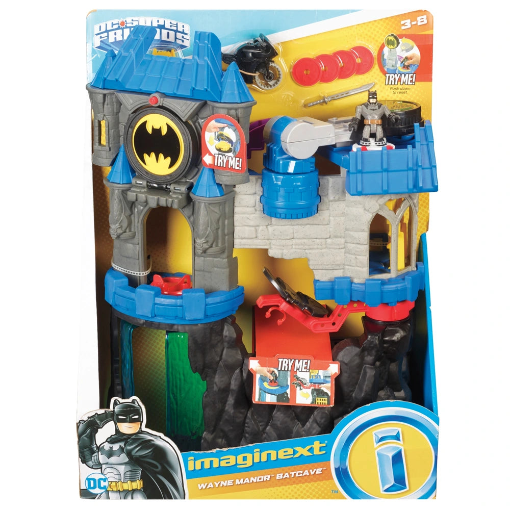 Imaginext Dc Super Friends Wayne Manor Batcave