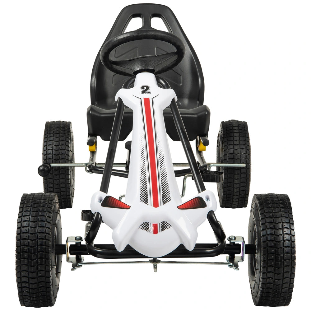 Black & White Rally Go Kart