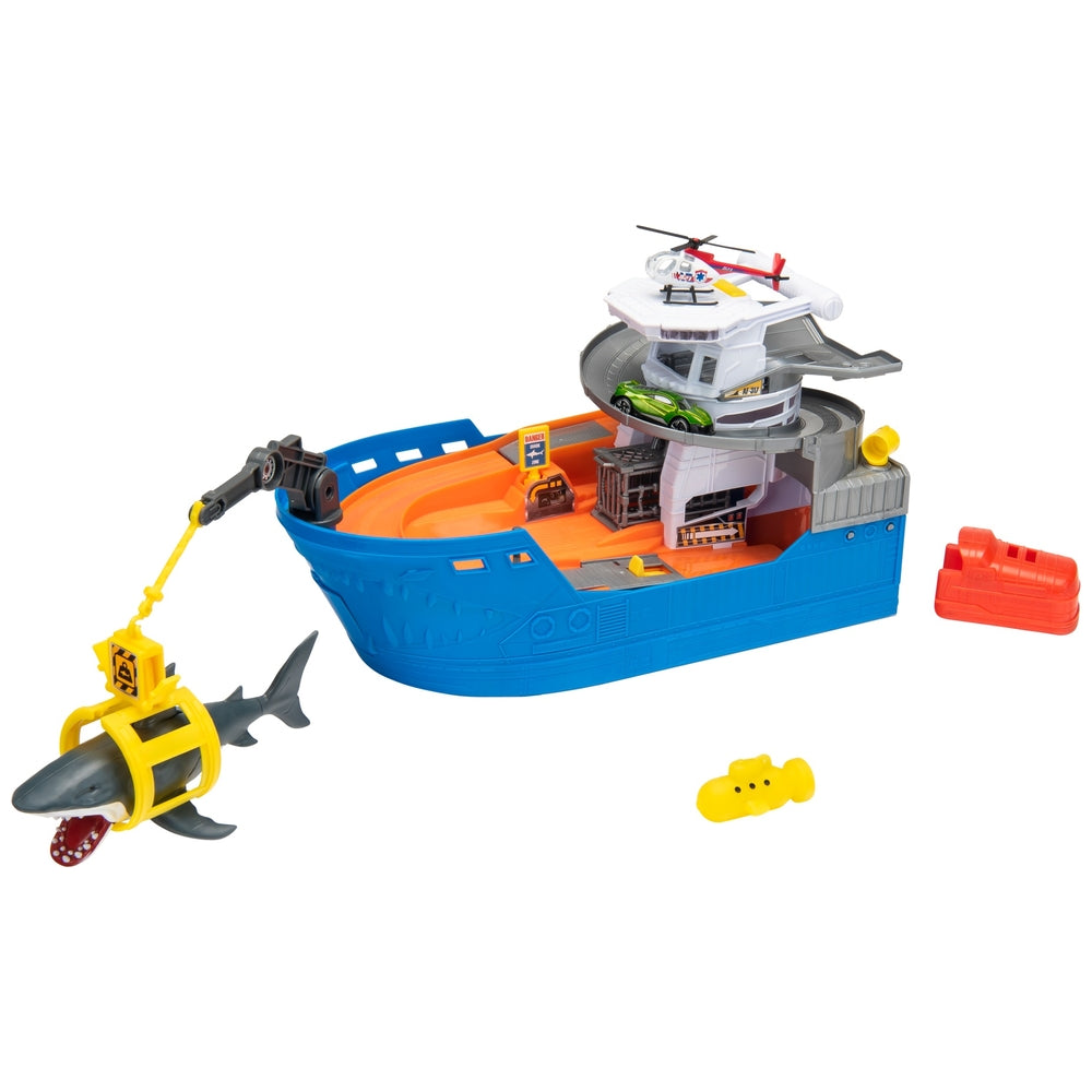 Light And Sound Shark Attack Boat Playset