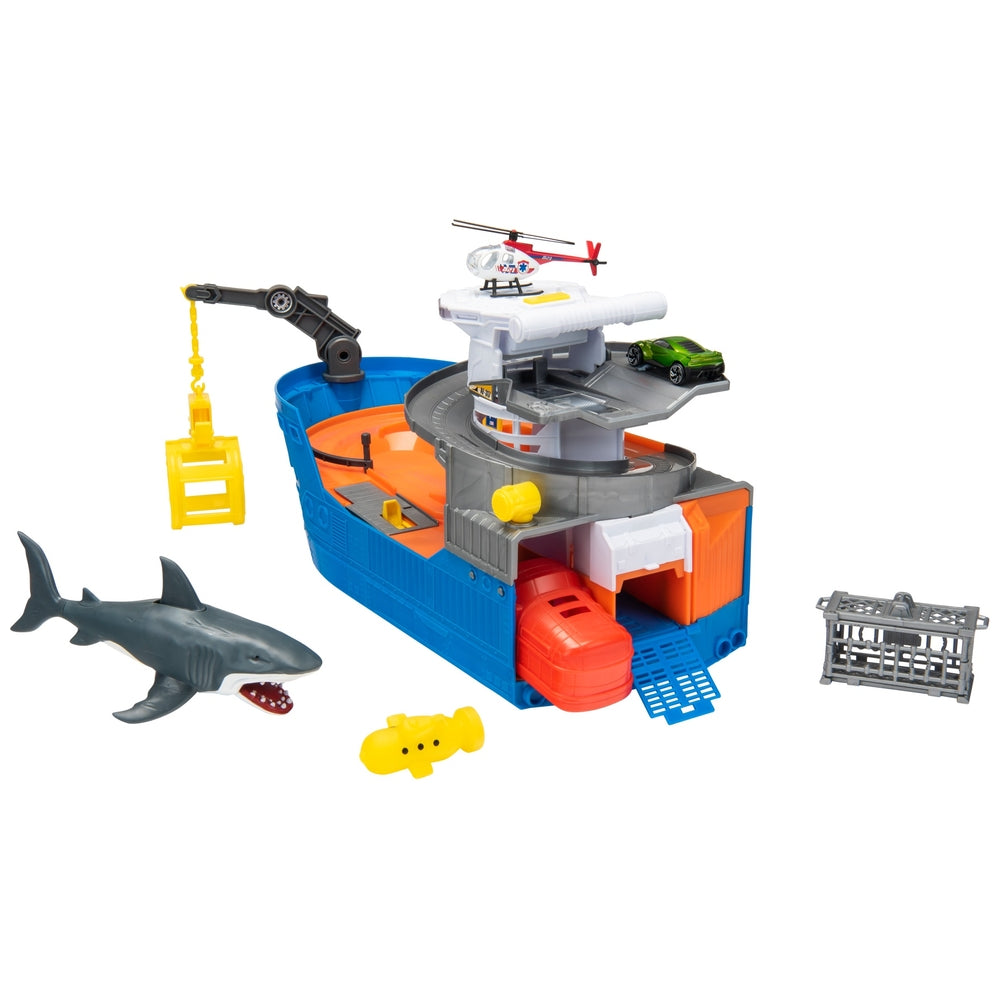 Light And Sound Shark Attack Boat Playset