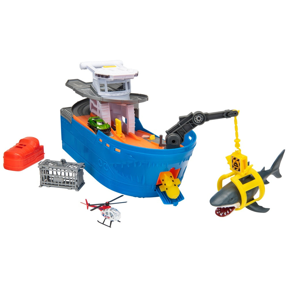 Light And Sound Shark Attack Boat Playset
