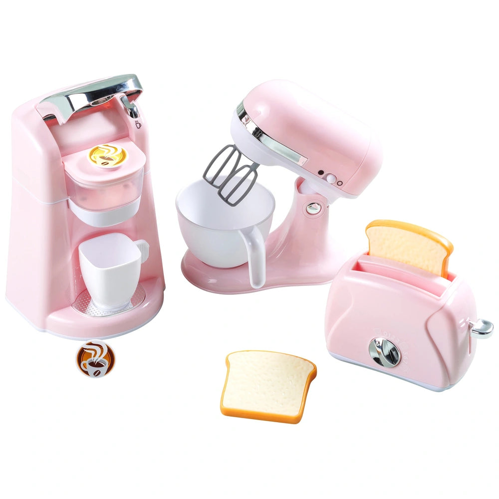 Kitchen Corner Classy Kitchen Appliance Set 3 Piece Pink
