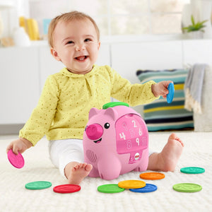 Fisher-Price Laugh & Learn Count & Rumble Piggy Bank Activity Toy