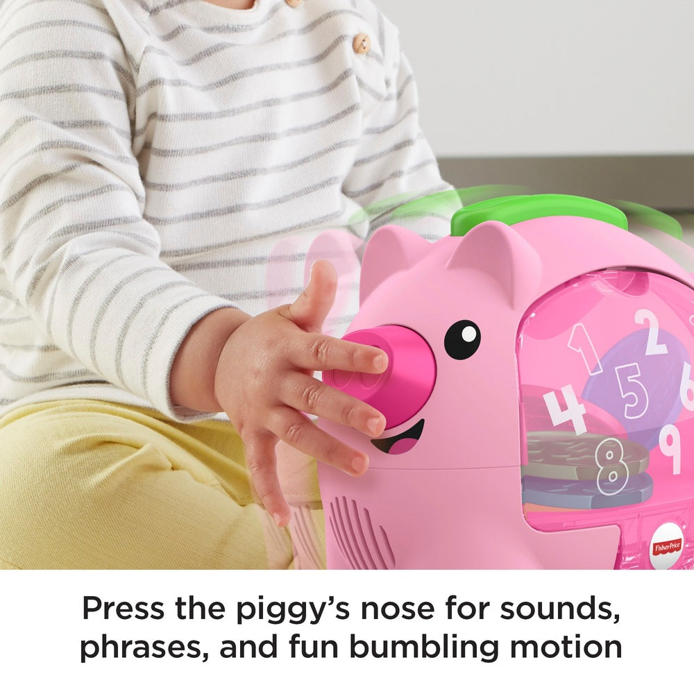 Fisher-Price Laugh & Learn Count & Rumble Piggy Bank Activity Toy