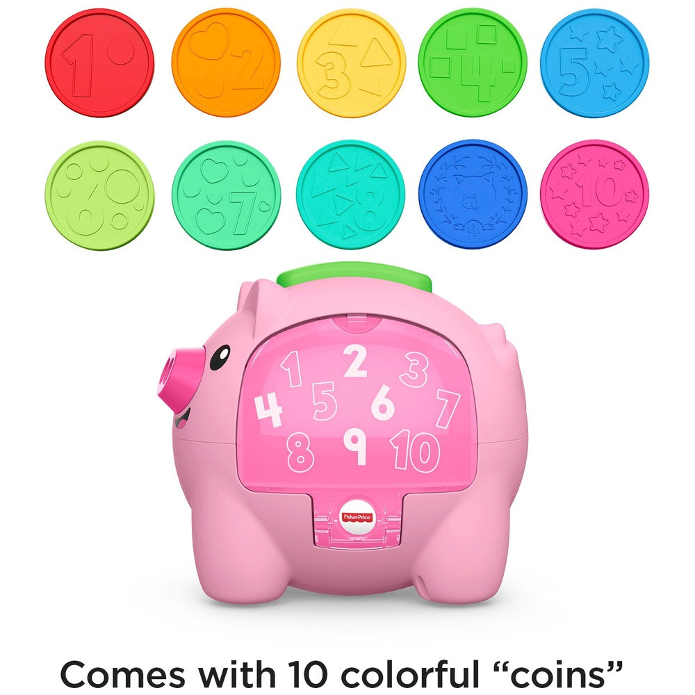 Fisher-Price Laugh & Learn Count & Rumble Piggy Bank Activity Toy