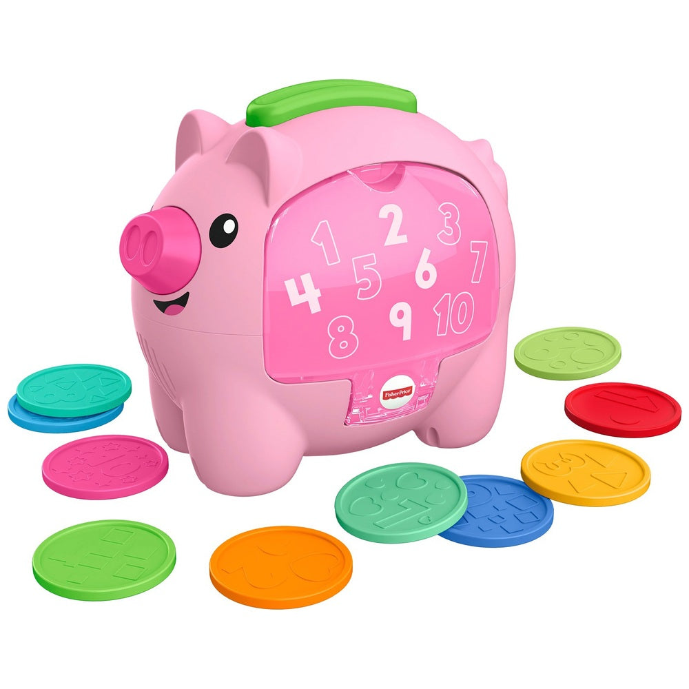 Fisher-Price Laugh & Learn Count & Rumble Piggy Bank Activity Toy