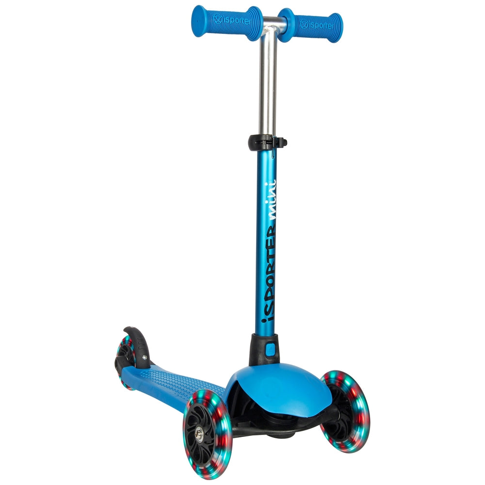 Isporter Mini Led Metallic Blue Scooter