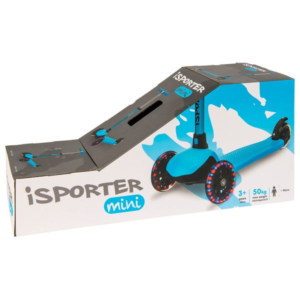 Isporter Mini Led Metallic Blue Scooter
