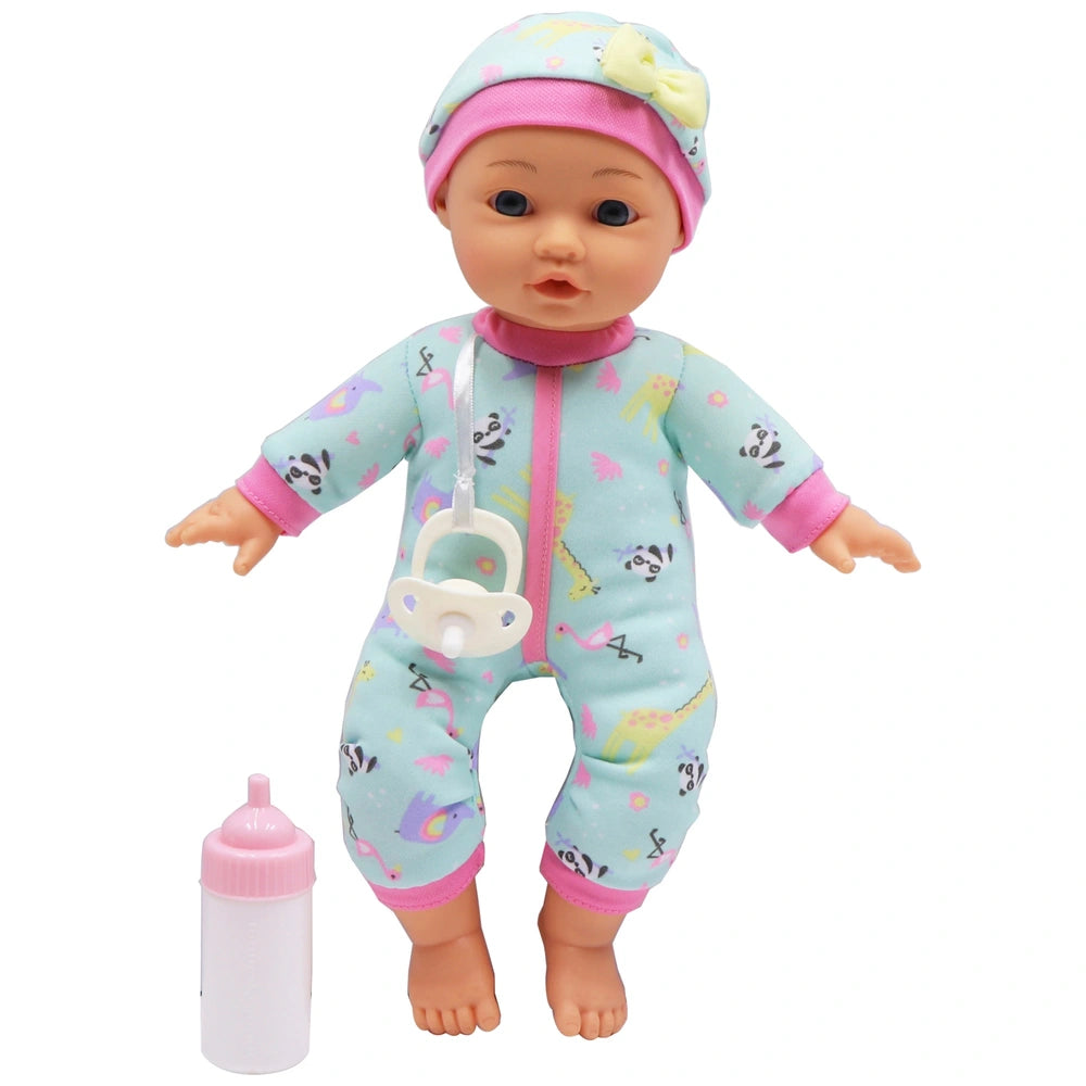 Baby Doll Maggie With Bottle And Dummy Assortment 24Cm