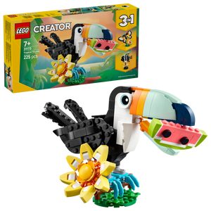 Lego® Creator 3In1 Wild Animals: Tropical Toucan Figure Playset 31173